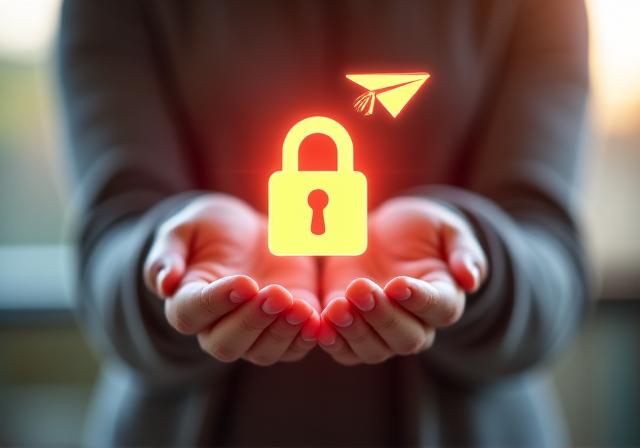 Conceptual illustration of digital trust and safety